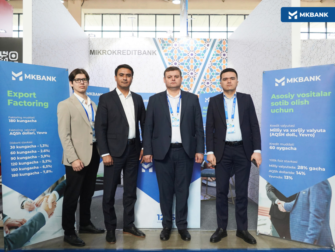 MKBANK “Uzbek Import Fair 2025” xalqaro ko‘rgazmasida!