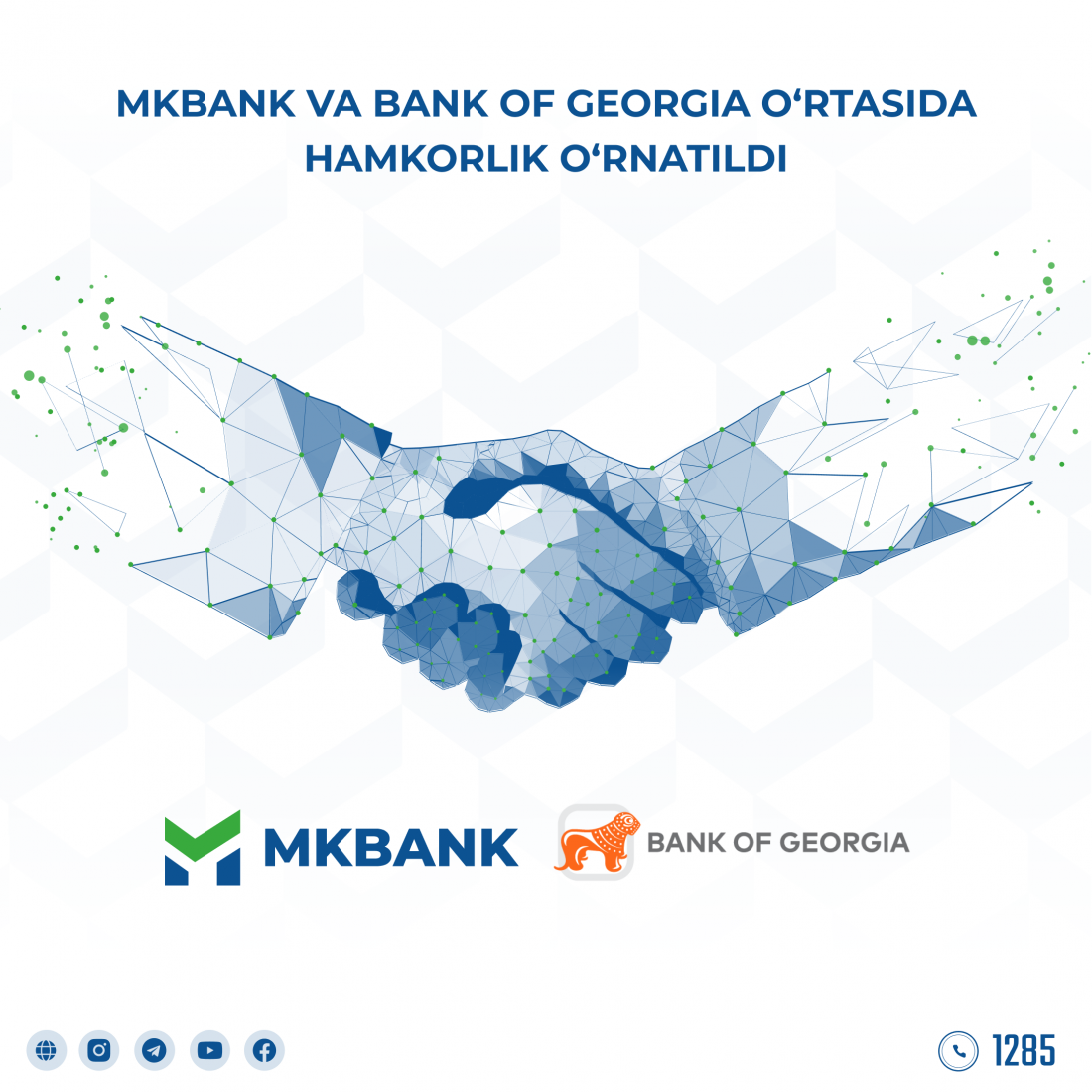 "Microkreditbank" established a partnership between and Bank of Georgia.