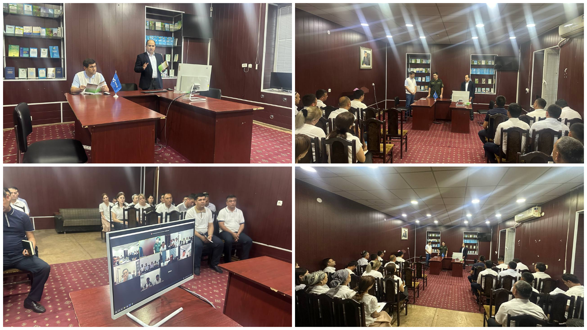Training seminar held in Namangan region by responsible employees of the head office in cooperation with representatives of law enforcement agencies.