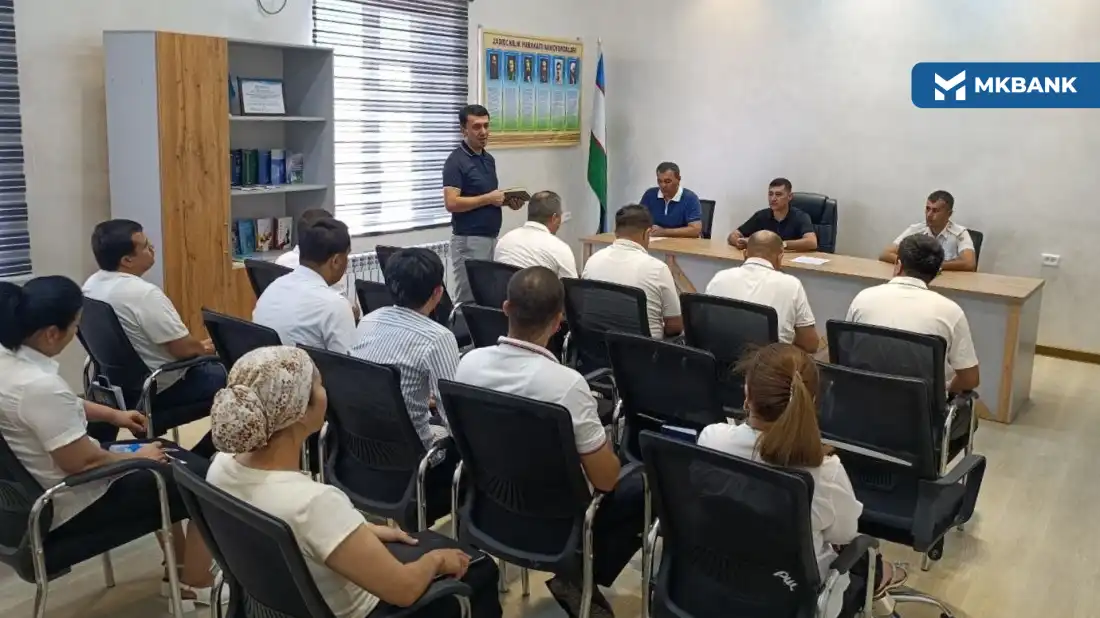 Qiziltepa BXMda korrupsiyaga qarshi kurashish masalalariga bag‘ishlangan davra suhbati tashkil etildi