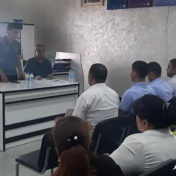 Учебный семинар, проведенный в Бухарской области ответственными сотрудниками головного офиса в сотрудничестве с представителями правоохранительных органов.