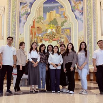 A trip to the State Museum of Timurid History was organized.