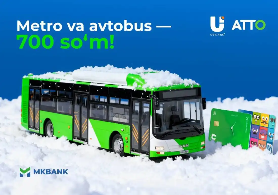 Метро ва автобусда янада қулай тўлов!