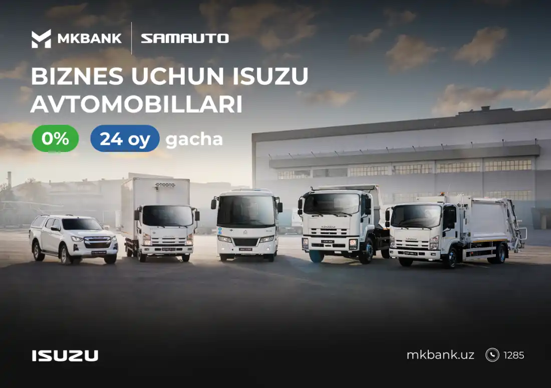 MKBANK va SamAuto’dan katta yangilik!