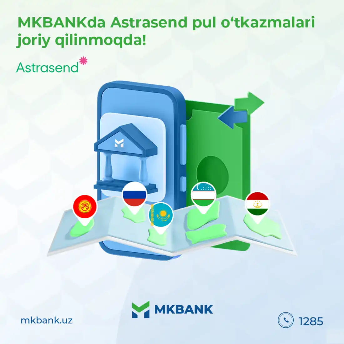 Astrasend money transfers are being introduced at MKBANK!