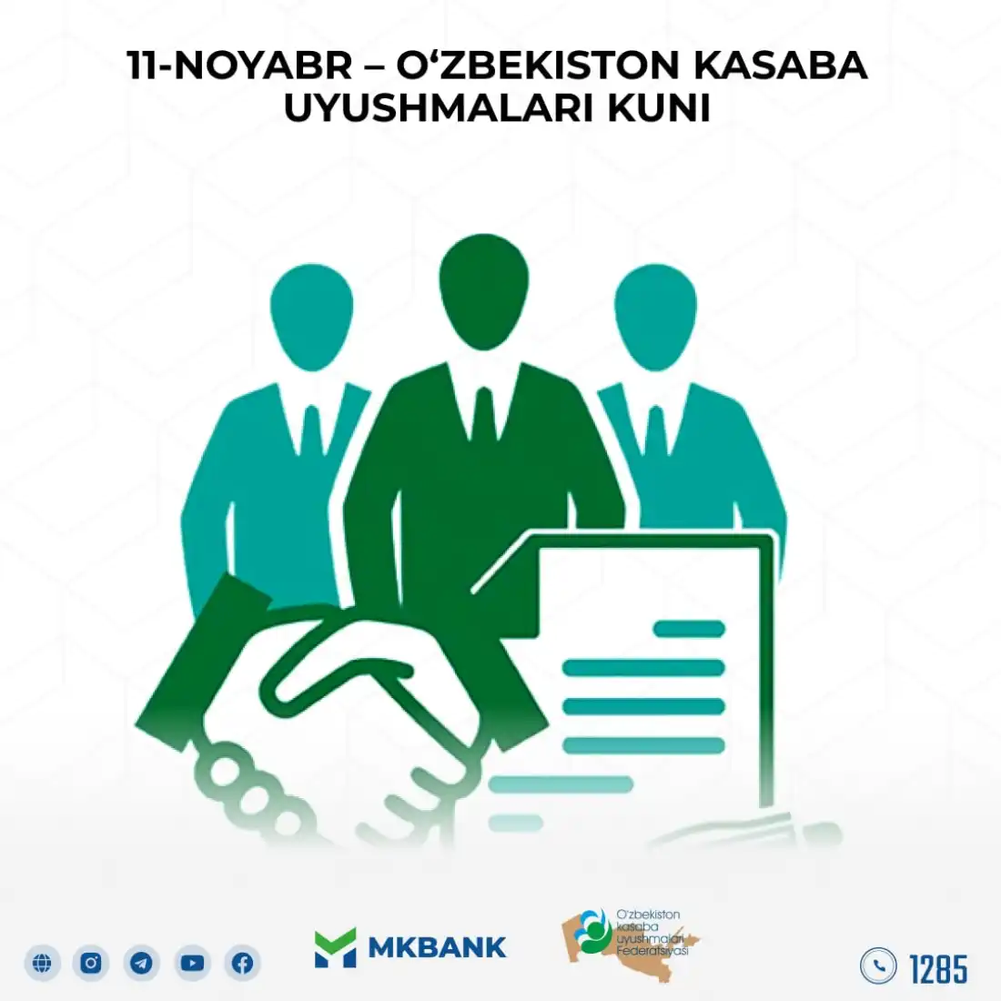 “Mikrokreditbаnk” аksiyadorlik-tijorаt bаnki Boshqаruvi rаisining kаsаbа uyushmаlаri fаollаri vа а’zolаrigа TАBRIGI