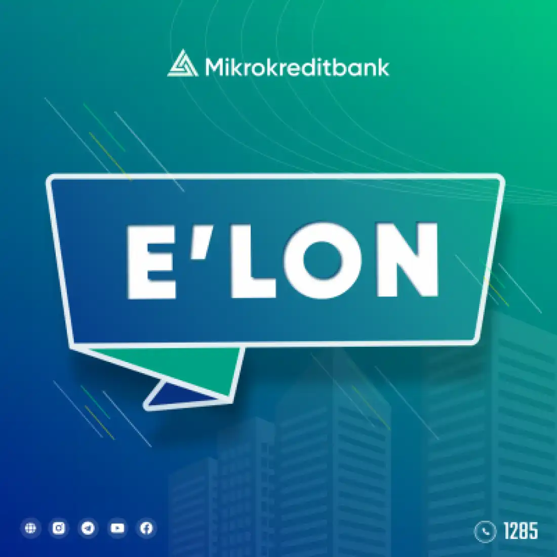 "Микрокредитбанк" AТБнинг 4 та БХМ фаолияти тугатилишини маълум қиламиз