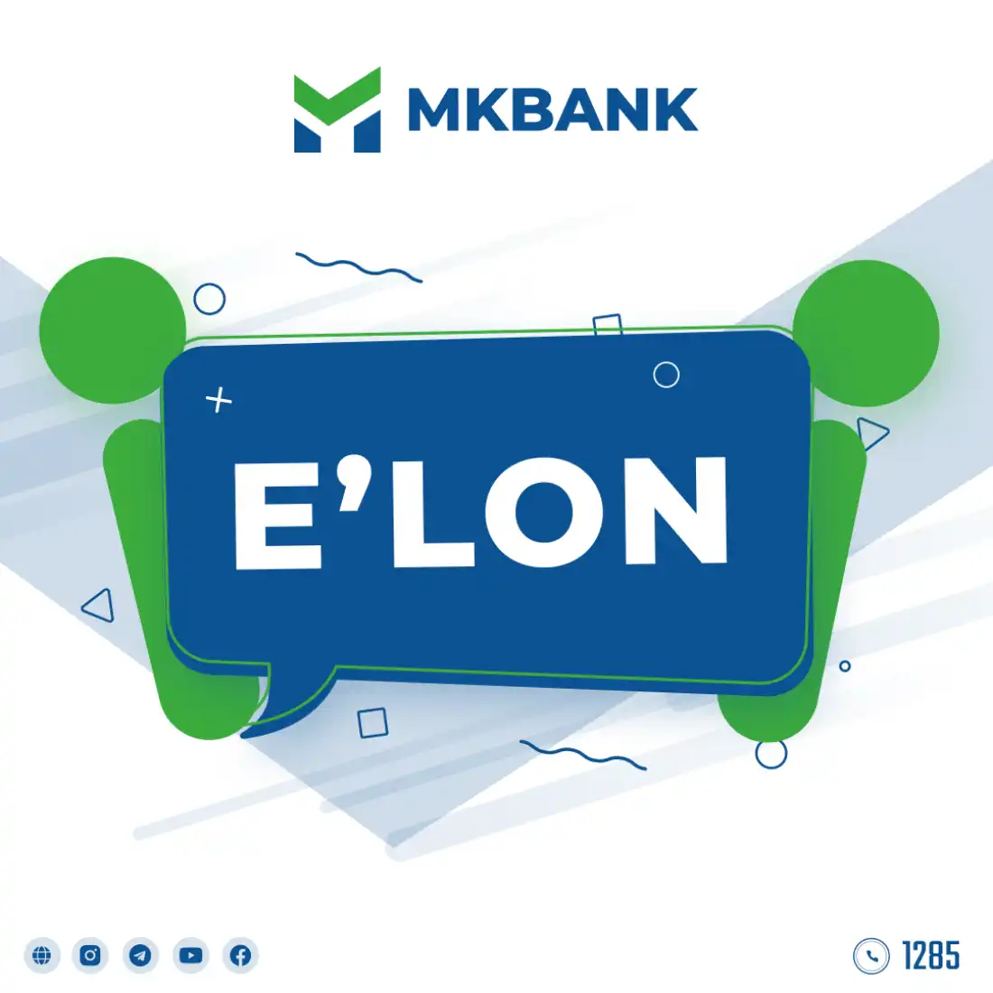 "Mikrokreditbank” e'lon qiladi