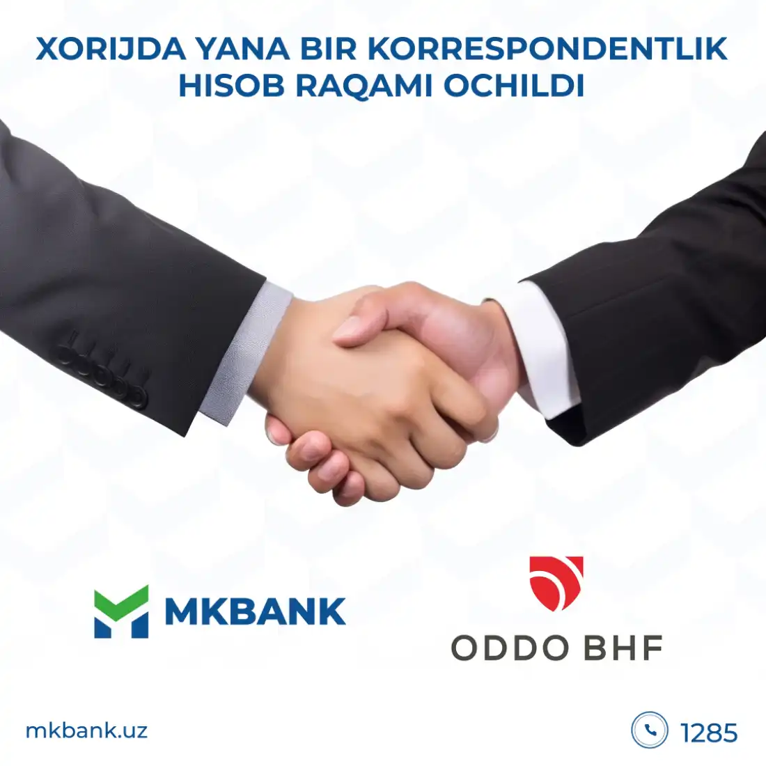 Xorijda yana bir korrespondentlik hisob raqami ochildi