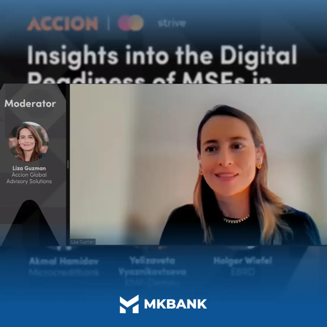 AQSHning “Accion” hamda “Mastercard” kompaniyalari bilan vebinar o‘tkazildi