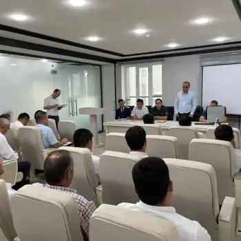 Учебный семинар, проведенный в Хорезмской области ответственными сотрудниками головного офиса в сотрудничестве с представителями правоохранительных органов.