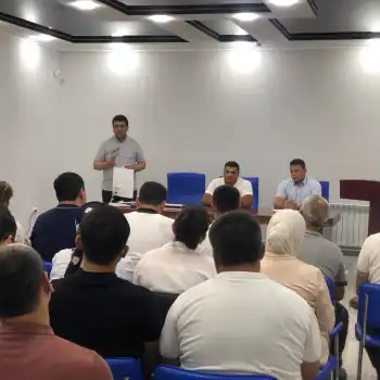 Учебный семинар, проведенный в Андижанской области ответственными сотрудниками головного офиса в сотрудничестве с представителями правоохранительных органов.