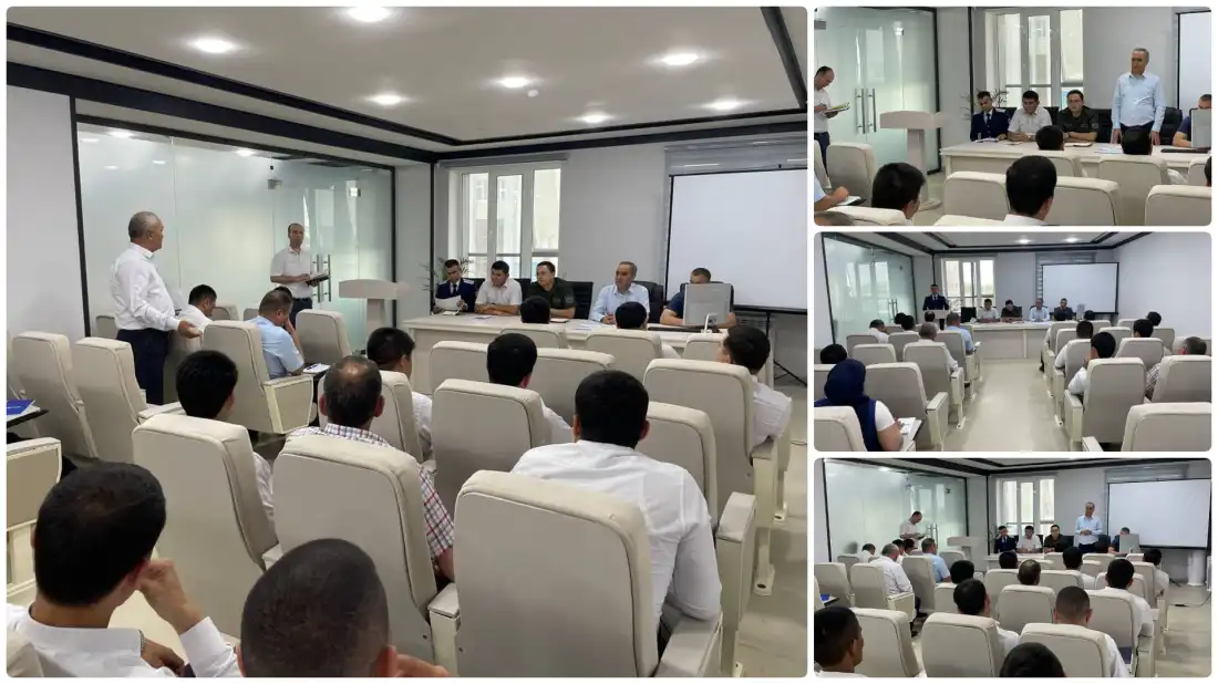 Учебный семинар, проведенный в Хорезмской области ответственными сотрудниками головного офиса в сотрудничестве с представителями правоохранительных органов.