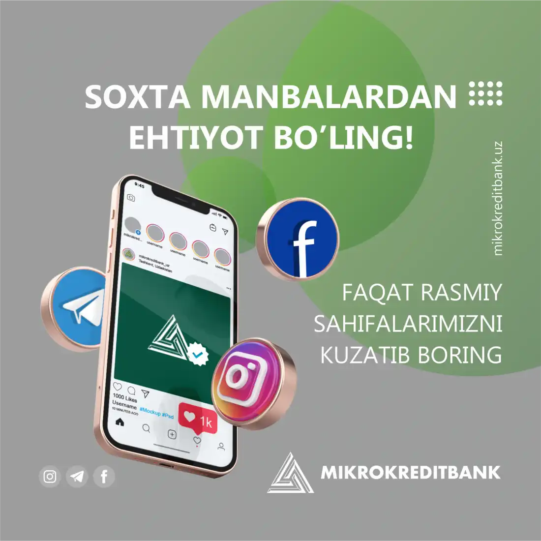 Soxta manbalardan ehtiyot bo‘ling!